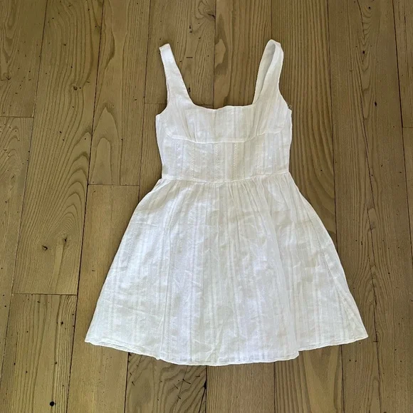Princess Polly | Dresses | Lorinda White Mini Dress | Poshmark